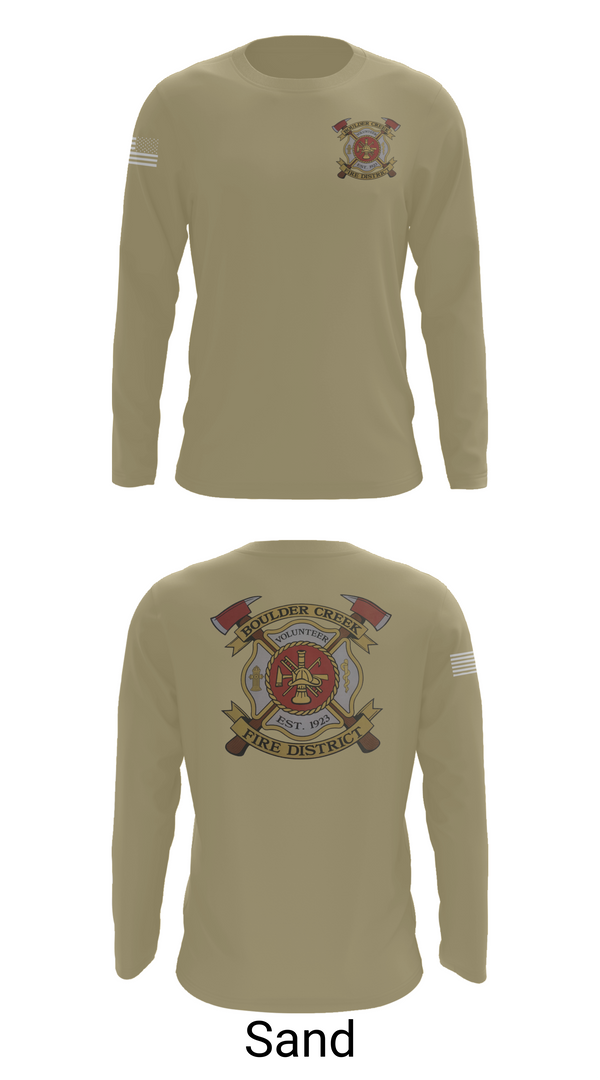 Long Sleeve Performance Shirt, Boulder creek fire, , Teamtime, Team time, sublimation, custom sports apparel, team uniforms, spirit wear, spiritwear, sports uniforms, custom shirts, team store, custom team store, fundraiser sports, apparel fundraiser