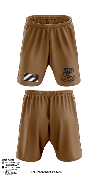 12th AMU 2414414 Athletic Shorts With Pockets - 1