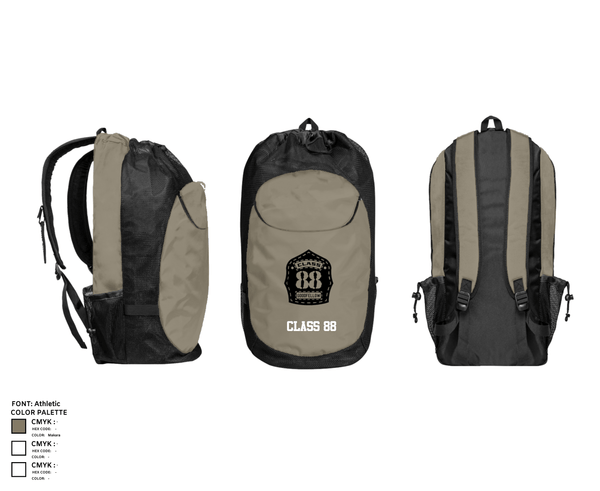 Gear Bag, Class 88, Air Force, Teamtime, Team time, sublimation, custom sports apparel, team uniforms, spirit wear, spiritwear, sports uniforms, custom shirts, team store, custom team store, fundraiser sports, apparel fundraiser