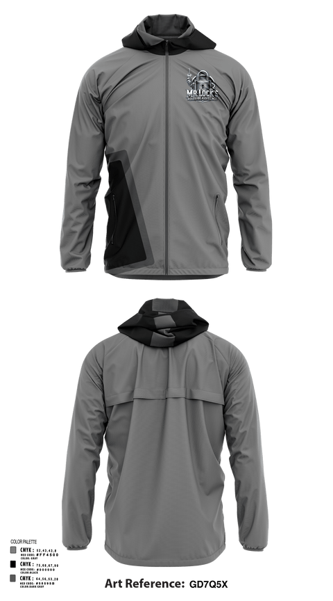 Windbreaker, MR. Locks RoadSide Assistance, , Teamtime, Team time, sublimation, custom sports apparel, team uniforms, spirit wear, spiritwear, sports uniforms, custom shirts, team store, custom team store, fundraiser sports, apparel fundraiser
