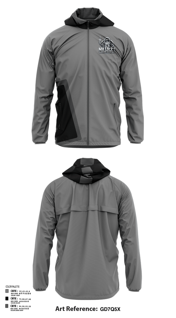 Windbreaker, MR. Locks RoadSide Assistance, , Teamtime, Team time, sublimation, custom sports apparel, team uniforms, spirit wear, spiritwear, sports uniforms, custom shirts, team store, custom team store, fundraiser sports, apparel fundraiser