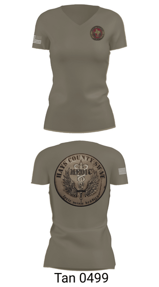 Womens Short Sleeve Vneck Shirt, Hays County SWAT, Police, Teamtime, Team time, sublimation, custom sports apparel, team uniforms, spirit wear, spiritwear, sports uniforms, custom shirts, team store, custom team store, fundraiser sports, apparel fundraiser