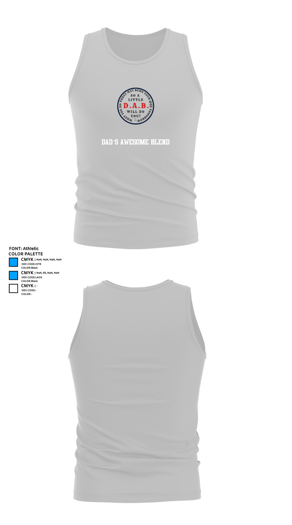 Tank Top, Dad’s Awesome Blend, , Teamtime, Team time, sublimation, custom sports apparel, team uniforms, spirit wear, spiritwear, sports uniforms, custom shirts, team store, custom team store, fundraiser sports, apparel fundraiser