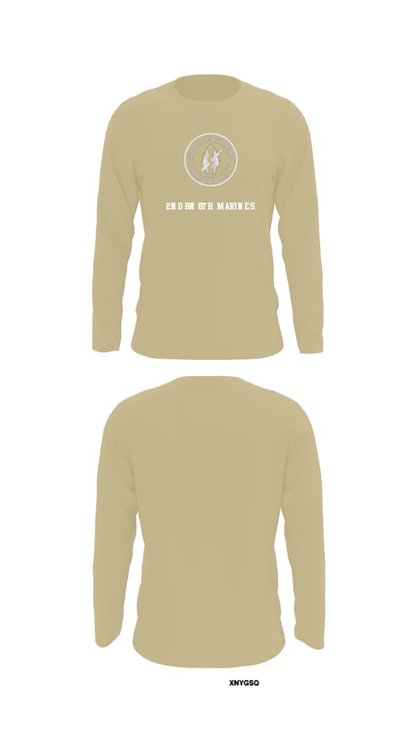 Long Sleeve Performance Shirt, 2nd bn 8th Marines, Marines, Teamtime, Team time, sublimation, custom sports apparel, team uniforms, spirit wear, spiritwear, sports uniforms, custom shirts, team store, custom team store, fundraiser sports, apparel fundraiser