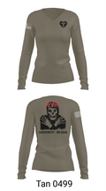 3rd squad 34801732 Women's Long Sleeve V-neck Shirt - 77