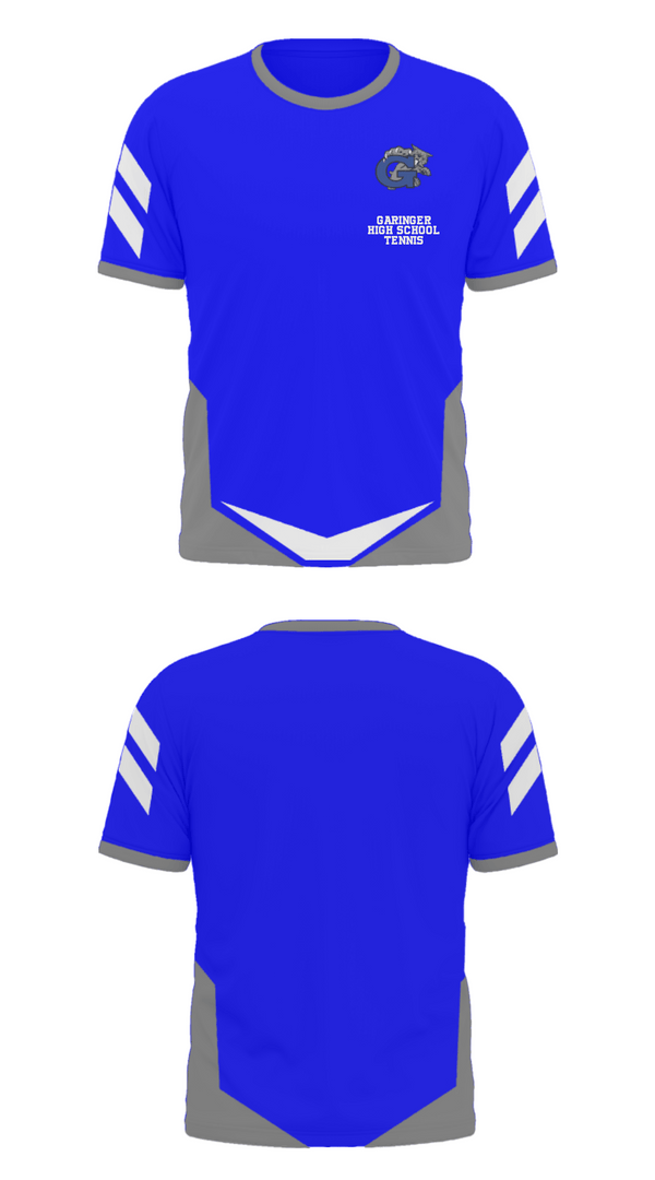 Short Sleeve Performance Polo, Garinger High School Tennis, Spirit Store, Teamtime, Team time, sublimation, custom sports apparel, team uniforms, spirit wear, spiritwear, sports uniforms, custom shirts, team store, custom team store, fundraiser sports, apparel fundraiser