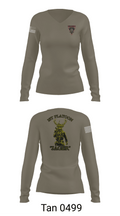 MFRC 40243185 Women's Long Sleeve V-neck Shirt - 77