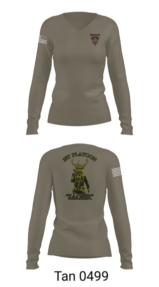 Womens Long Sleeve Vneck Shirt, MFRC, Army, Teamtime, Team time, sublimation, custom sports apparel, team uniforms, spirit wear, spiritwear, sports uniforms, custom shirts, team store, custom team store, fundraiser sports, apparel fundraiser