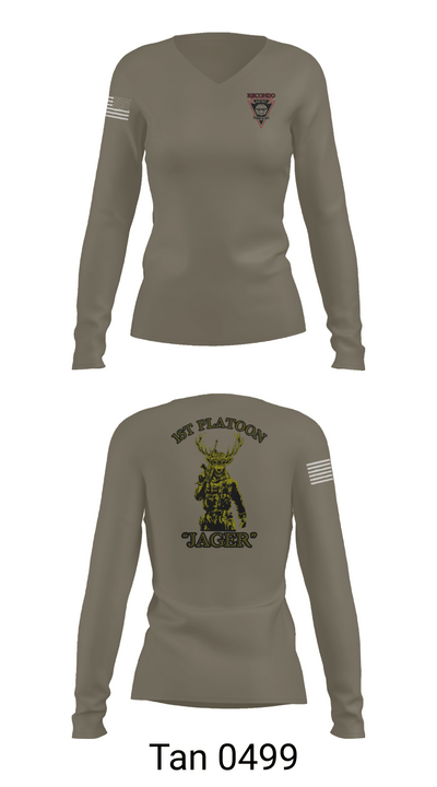 MFRC 40243185 Women's Long Sleeve V-neck Shirt - 77