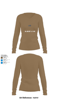 BLACKOUT LE-MC 82961790 Women's Long Sleeve V-neck Shirt - 2