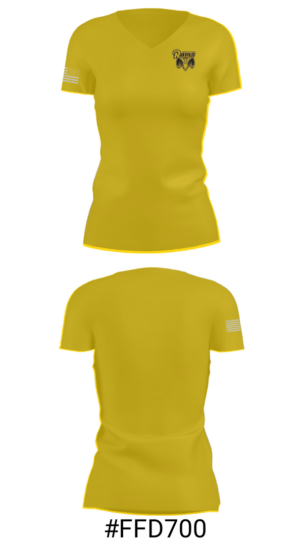 Women's Short Sleeve Vneck Shirt, Randallstown High School Baseball, Baseball, Teamtime, Team time, sublimation, custom sports apparel, team uniforms, spirit wear, spiritwear, sports uniforms, custom shirts, team store, custom team store, fundraiser sports, apparel fundraiser
