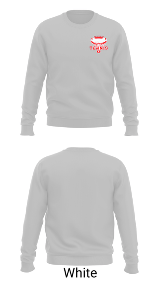 Crew Neck Sweatshirt, Archer High School Tennis, Tennis, Teamtime, Team time, sublimation, custom sports apparel, team uniforms, spirit wear, spiritwear, sports uniforms, custom shirts, team store, custom team store, fundraiser sports, apparel fundraiser