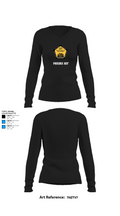 Phoenix H2F 94523826 Women's Long Sleeve V-neck Shirt -1 22