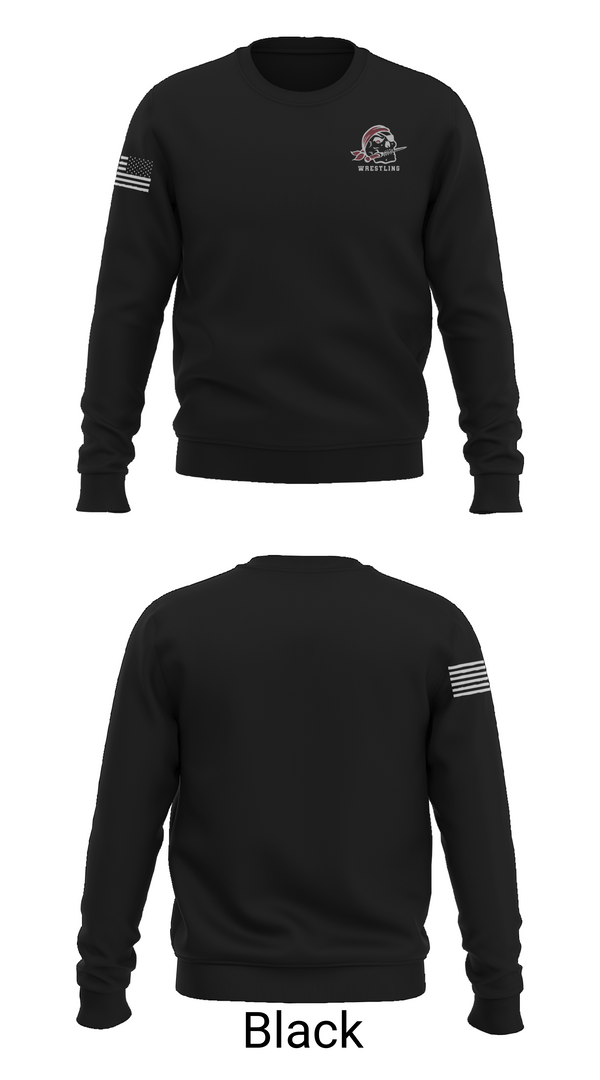 Crew Neck Sweatshirt, Braden River High School Wrestling, Wrestling, Teamtime, Team time, sublimation, custom sports apparel, team uniforms, spirit wear, spiritwear, sports uniforms, custom shirts, team store, custom team store, fundraiser sports, apparel fundraiser
