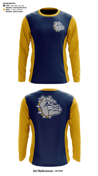 Kenmore East High School Basketball 21732196 Long Sleeve Shooting Shirt - 41