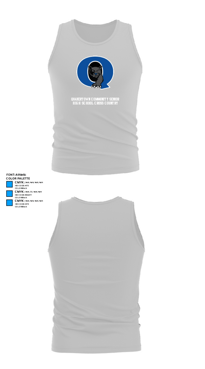 Quakertown Community Senior High School Cross Country 7810582 Tank Top - 13
