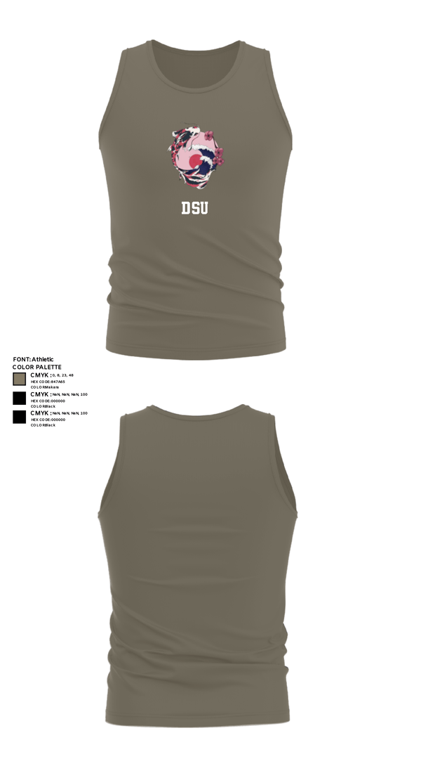 Tank Top, DSU, Marines, Teamtime, Team time, sublimation, custom sports apparel, team uniforms, spirit wear, spiritwear, sports uniforms, custom shirts, team store, custom team store, fundraiser sports, apparel fundraiser