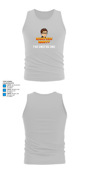 Tank Top, The oneThe one, , Teamtime, Team time, sublimation, custom sports apparel, team uniforms, spirit wear, spiritwear, sports uniforms, custom shirts, team store, custom team store, fundraiser sports, apparel fundraiser