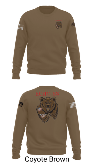 Crew Neck Sweatshirt, ECHO-88, , Teamtime, Team time, sublimation, custom sports apparel, team uniforms, spirit wear, spiritwear, sports uniforms, custom shirts, team store, custom team store, fundraiser sports, apparel fundraiser