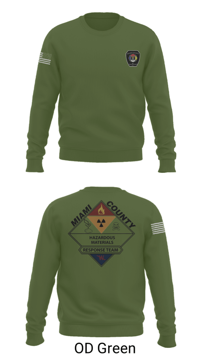 Miami County Hazmat 19346759 Crew Neck Sweatshirt - 14