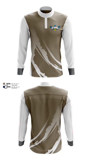 Quarter Zip Jacket, Barrie North Winter Tennis, Tennis, Teamtime, Team time, sublimation, custom sports apparel, team uniforms, spirit wear, spiritwear, sports uniforms, custom shirts, team store, custom team store, fundraiser sports, apparel fundraiser