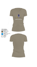 Ledyard Little League Softball 71163605 Women's Short Sleeve V-neck Shirt - 26