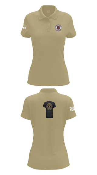 Womens Short Sleeve Performance Polo, BOLC 187TH, Army, Teamtime, Team time, sublimation, custom sports apparel, team uniforms, spirit wear, spiritwear, sports uniforms, custom shirts, team store, custom team store, fundraiser sports, apparel fundraiser
