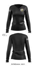 ForeignBrother 80522973 Women's Long Sleeve V-neck Shirt - 1
