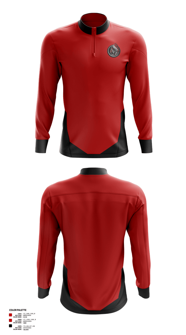 Quarter Zip Jacket, White Shield High School Wrestling, Wrestling, Teamtime, Team time, sublimation, custom sports apparel, team uniforms, spirit wear, spiritwear, sports uniforms, custom shirts, team store, custom team store, fundraiser sports, apparel fundraiser