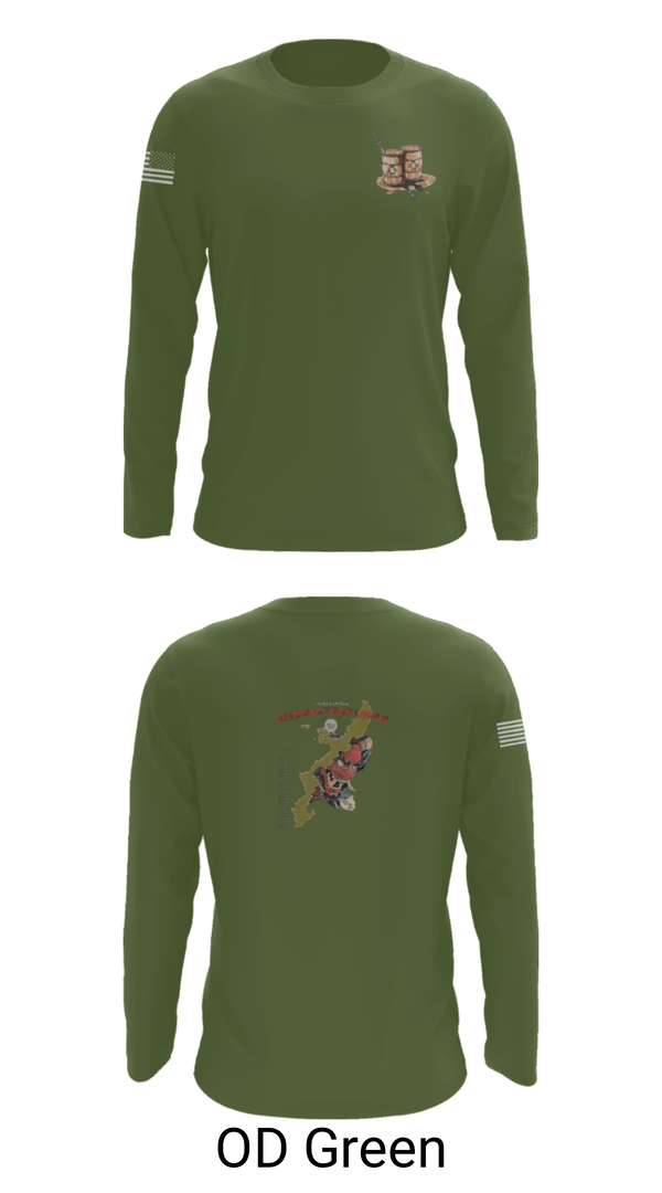 Long Sleeve Performance Shirt, 3rd G Co v2/8, Marines, Teamtime, Team time, sublimation, custom sports apparel, team uniforms, spirit wear, spiritwear, sports uniforms, custom shirts, team store, custom team store, fundraiser sports, apparel fundraiser