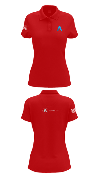 Womens Short Sleeve Performance Polo, Roam FIT, , Teamtime, Team time, sublimation, custom sports apparel, team uniforms, spirit wear, spiritwear, sports uniforms, custom shirts, team store, custom team store, fundraiser sports, apparel fundraiser