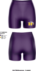 Hanford High School Volleyball 74523893 Women's Compression Shorts - 1