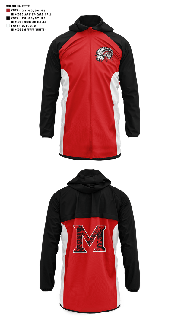 Windbreaker, Mcloud High School Cheer, Cheer, Teamtime, Team time, sublimation, custom sports apparel, team uniforms, spirit wear, spiritwear, sports uniforms, custom shirts, team store, custom team store, fundraiser sports, apparel fundraiser