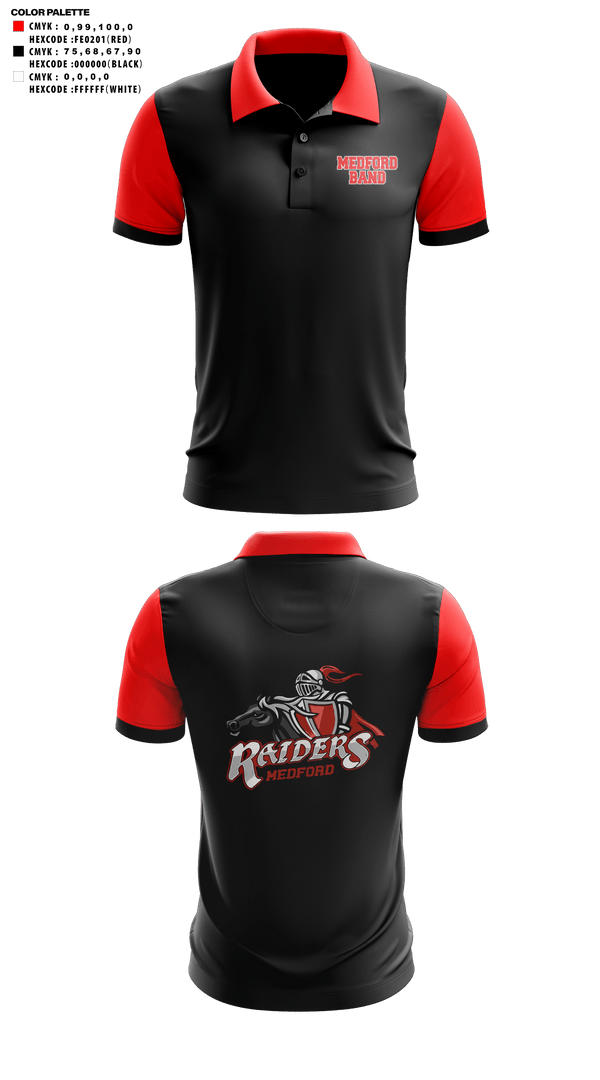 Short Sleeve Performance Polo, Medford Area Senior High School Band, Spirit Store, Teamtime, Team time, sublimation, custom sports apparel, team uniforms, spirit wear, spiritwear, sports uniforms, custom shirts, team store, custom team store, fundraiser sports, apparel fundraiser