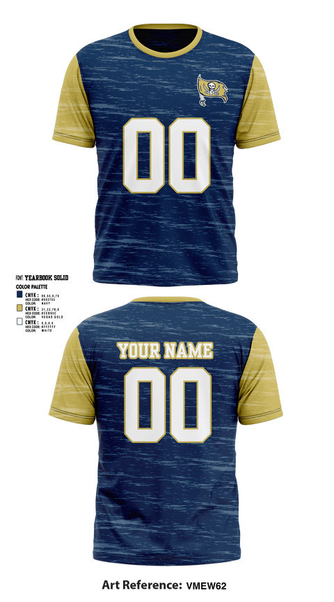 Short Sleeve Performance Shirt, Perrin Pirates, Football, Teamtime, Team time, sublimation, custom sports apparel, team uniforms, spirit wear, spiritwear, sports uniforms, custom shirts, team store, custom team store, fundraiser sports, apparel fundraiser