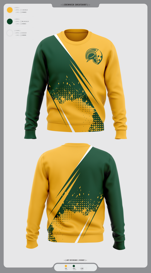 Crew Neck Sweatshirt, Glenbrook North Spartan Bowling, Bowling, Teamtime, Team time, sublimation, custom sports apparel, team uniforms, spirit wear, spiritwear, sports uniforms, custom shirts, team store, custom team store, fundraiser sports, apparel fundraiser