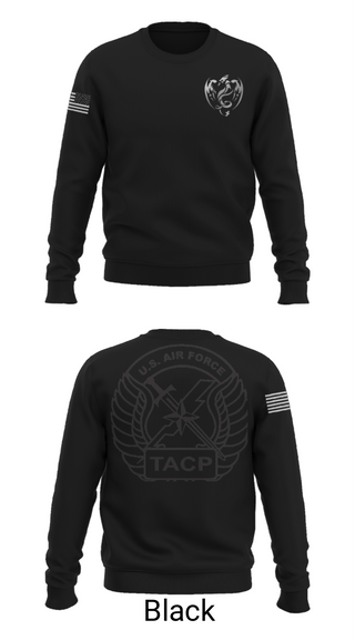 Crew Neck Sweatshirt, 18th Air Support Operations Group, Air Force, Teamtime, Team time, sublimation, custom sports apparel, team uniforms, spirit wear, spiritwear, sports uniforms, custom shirts, team store, custom team store, fundraiser sports, apparel fundraiser