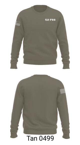 Crew Neck Sweatshirt, 52 FSS, Air Force, Teamtime, Team time, sublimation, custom sports apparel, team uniforms, spirit wear, spiritwear, sports uniforms, custom shirts, team store, custom team store, fundraiser sports, apparel fundraiser