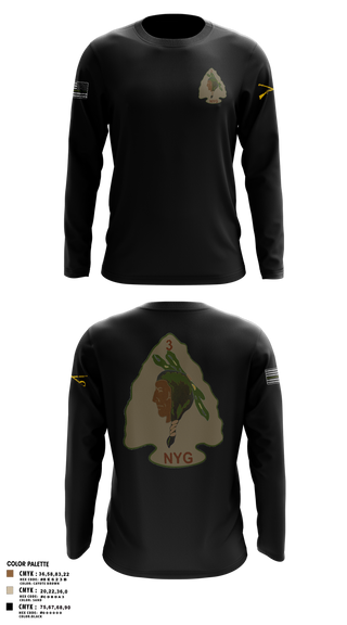 Long Sleeve Performance Shirt, , National Guard, Teamtime, Team time, sublimation, custom sports apparel, team uniforms, spirit wear, spiritwear, sports uniforms, custom shirts, team store, custom team store, fundraiser sports, apparel fundraiser