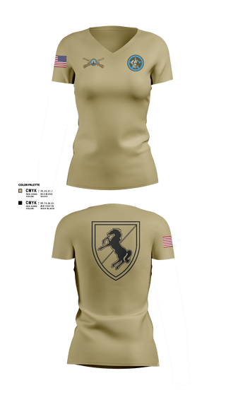 Womens Short Sleeve Vneck Shirt, Bandit Troop, Army, Teamtime, Team time, sublimation, custom sports apparel, team uniforms, spirit wear, spiritwear, sports uniforms, custom shirts, team store, custom team store, fundraiser sports, apparel fundraiser