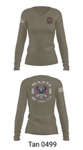 22nd OSS 19012773 Women's Long Sleeve V-neck Shirt - 77