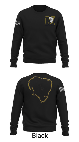 Crew Neck Sweatshirt, McAlester Middle School Volleyball, Women's Volleyball, Teamtime, Team time, sublimation, custom sports apparel, team uniforms, spirit wear, spiritwear, sports uniforms, custom shirts, team store, custom team store, fundraiser sports, apparel fundraiser