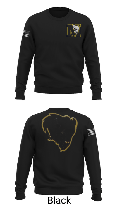 Puterbaugh Middle School Volleyball 75658055 Crew Neck Sweatshirt - 21