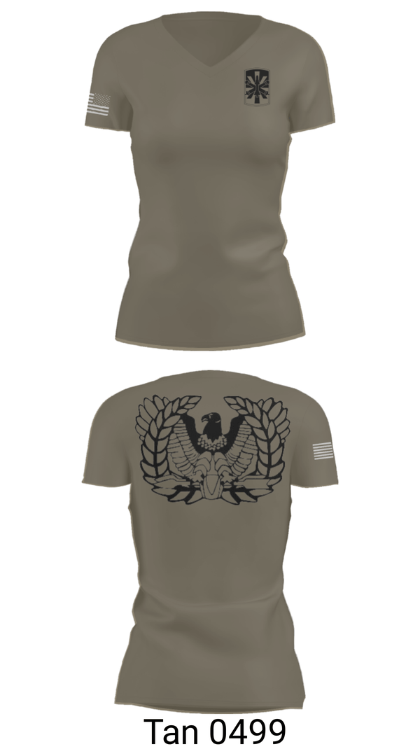 Womens Short Sleeve Vneck Shirt, 2/43 ADA, Army, Teamtime, Team time, sublimation, custom sports apparel, team uniforms, spirit wear, spiritwear, sports uniforms, custom shirts, team store, custom team store, fundraiser sports, apparel fundraiser