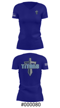 Ridgeland High School Baseball 35303095 Women's Short Sleeve V-neck Shirt - 21