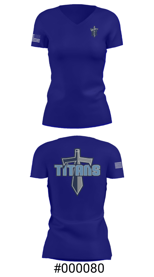 Women's Short Sleeve Vneck Shirt, Ridgeland High School Baseball, Baseball, Teamtime, Team time, sublimation, custom sports apparel, team uniforms, spirit wear, spiritwear, sports uniforms, custom shirts, team store, custom team store, fundraiser sports, apparel fundraiser