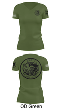 USS MAKIN ISLAND 57574160 Women's Short Sleeve V-neck Shirt - 46