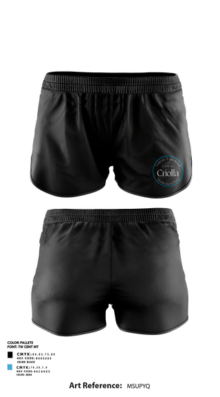 Womens Shorts, Criolla Sandwich & Pasta, , Teamtime, Team time, sublimation, custom sports apparel, team uniforms, spirit wear, spiritwear, sports uniforms, custom shirts, team store, custom team store, fundraiser sports, apparel fundraiser
