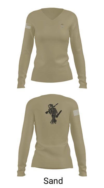 2-5 CAV Snipers 24011849 Women's Long Sleeve V-neck Shirt - 97