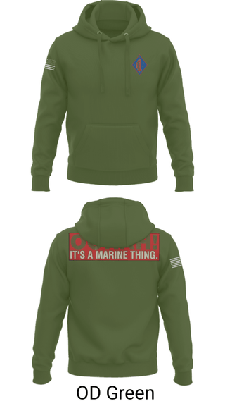 Hoodie, 1st Marine Regiment, Marines, Teamtime, Team time, sublimation, custom sports apparel, team uniforms, spirit wear, spiritwear, sports uniforms, custom shirts, team store, custom team store, fundraiser sports, apparel fundraiser